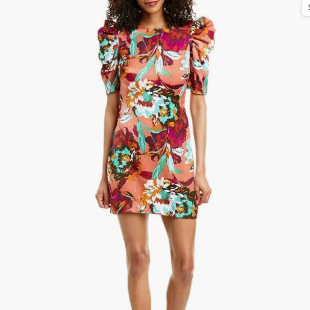Ali & Jay floral silk mini dress